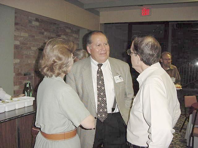 Suzanne and spouse Jim Clark, Tom Embry