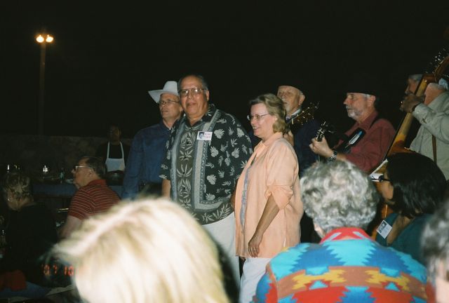 Jim & Suzzane Clark with The Desert Sons