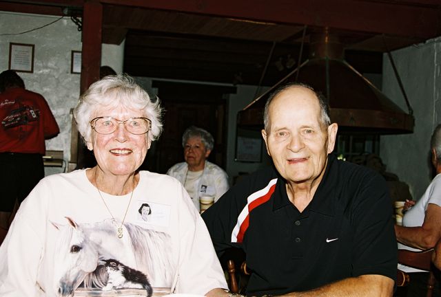 Coaches Dorthey Swofford and Larry Hart