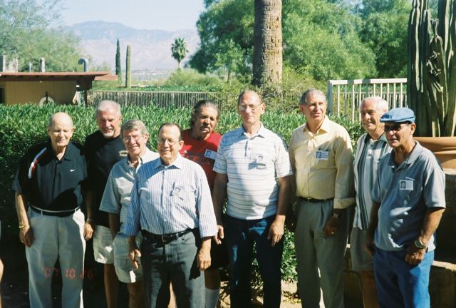 JV BB - Coach Hart, Don Hardy, Alan Humphrey, Tom Embry, Tony Bratton, Larry Brosh, Maynard McDole, Duane Brockman & Gary Noyes