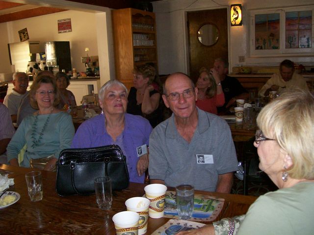 Suzanne Clark, Mary Alice and Gary Noyes, Pat Regan