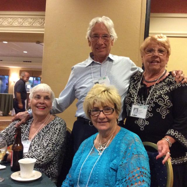 57 Alice Westmoreland Noyes, Pat Regan Nuttall, 58 Manny Nagore; 57 Judy Rohloff Pope